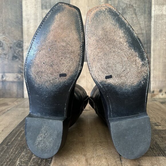 Lucchese Classics Handmade GA034319 Black Cherry Cowboy Boots Mens 9.5 D - Picture 4 of 11